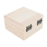 Maxbell Maxbell Travel Mini Wood Box Storage Case Organizer for Soap Craft Jewelry Trinket