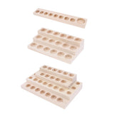 Maxbell Maxbell Wooden Essential Oil Holder Display Storage Rack Tray Organizer  9 Slots