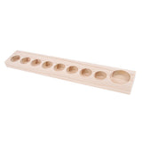 Maxbell Maxbell Wooden Essential Oil Holder Display Storage Rack Tray Organizer  9 Slots