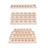Maxbell Maxbell Wooden Essential Oil Holder Display Storage Rack Tray Organizer  9 Slots