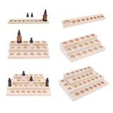Maxbell Maxbell Wooden Essential Oil Holder Display Storage Rack Tray Organizer  9 Slots