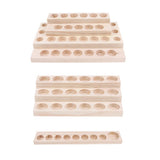 Maxbell Maxbell Wooden Essential Oil Holder Display Storage Rack Tray Organizer  9 Slots
