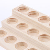 Maxbell Maxbell Wooden Essential Oil Holder Display Storage Rack Tray Organizer  18 Slots