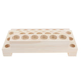 Maxbell Maxbell Wooden Essential Oil Holder Display Storage Rack Tray Organizer  30 Slots