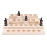 Maxbell Maxbell Wooden Essential Oil Holder Display Storage Rack Tray Organizer  30 Slots