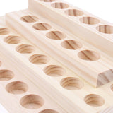 Maxbell Maxbell Wooden Essential Oil Holder Display Storage Rack Tray Organizer  30 Slots