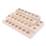 Maxbell Maxbell Wooden Essential Oil Holder Display Storage Rack Tray Organizer  30 Slots
