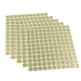 Maxbell Maxbell 5 Sheets Essential Oil Bottle Cap Stickers Self Adhesive Labels Round Golden