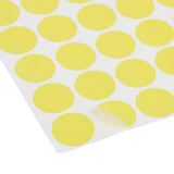 Maxbell Maxbell 5 Sheets Essential Oil Bottle Cap Stickers Self Adhesive Labels Round Yellow