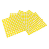 Maxbell Maxbell 5 Sheets Essential Oil Bottle Cap Stickers Self Adhesive Labels Round Yellow