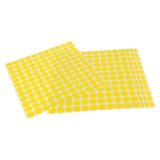 Maxbell Maxbell 5 Sheets Essential Oil Bottle Cap Stickers Self Adhesive Labels Round Yellow