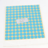 Maxbell Maxbell 5 Sheets Essential Oil Bottle Cap Stickers Self Adhesive Labels Round Blue