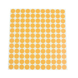 Maxbell Maxbell 5 Sheets Essential Oil Bottle Cap Stickers Self Adhesive Labels Round Orange