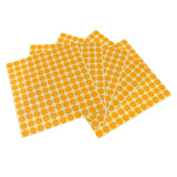 Maxbell Maxbell 5 Sheets Essential Oil Bottle Cap Stickers Self Adhesive Labels Round Orange
