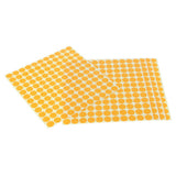 Maxbell Maxbell 5 Sheets Essential Oil Bottle Cap Stickers Self Adhesive Labels Round Orange