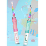 Maxbell Maxbell Children Electric Intelligence Sonic Toothbrush LED Light Oral Dental Care Pink