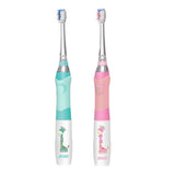 Maxbell Maxbell Children Electric Intelligence Sonic Toothbrush LED Light Oral Dental Care Pink