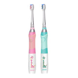 Maxbell Maxbell Children Electric Intelligence Sonic Toothbrush LED Light Oral Dental Care Pink