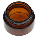Maxbell Maxbell 6 Pcs Refillable Cosmetic Containers Round Glass Jars Face Cream Lotion  15g