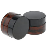 Maxbell Maxbell 6 Pcs Refillable Cosmetic Containers Round Glass Jars Face Cream Lotion  15g