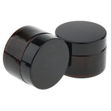Maxbell Maxbell 6 Pcs Refillable Cosmetic Containers Round Glass Jars Face Cream Lotion  20g