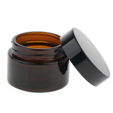 Maxbell Maxbell 6 Pcs Refillable Cosmetic Containers Round Glass Jars Face Cream Lotion  20g