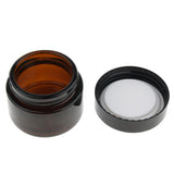 Maxbell Maxbell 6 Pcs Refillable Cosmetic Containers Round Glass Jars Face Cream Lotion  20g
