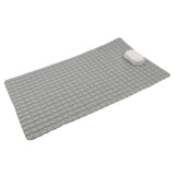 Maxbell Maxbell Non Slip Bathroom Shower Bath Tub Suction Bathtub Mat with Drain Hole Gray