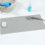 Maxbell Maxbell Non Slip Bathroom Shower Bath Tub Suction Bathtub Mat with Drain Hole Gray
