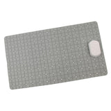 Maxbell Maxbell Non Slip Bathroom Shower Bath Tub Suction Bathtub Mat with Drain Hole Gray