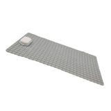 Maxbell Maxbell Non Slip Bathroom Shower Bath Tub Suction Bathtub Mat with Drain Hole Gray