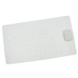 Maxbell Maxbell Non Slip Bathroom Shower Bath Tub Suction Bathtub Mat with Drain Hole White