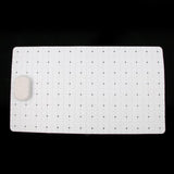 Maxbell Maxbell Non Slip Bathroom Shower Bath Tub Suction Bathtub Mat with Drain Hole White