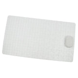 Maxbell Maxbell Non Slip Bathroom Shower Bath Tub Suction Bathtub Mat with Drain Hole White