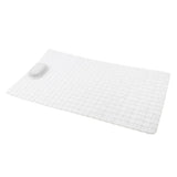 Maxbell Maxbell Non Slip Bathroom Shower Bath Tub Suction Bathtub Mat with Drain Hole White