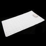 Maxbell Maxbell Non Slip Bathroom Shower Bath Tub Suction Bathtub Mat with Drain Hole White