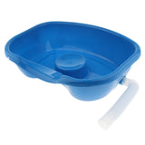 Maxbell Maxbell Blue Lightweight Shampoo Basin Washing Bowl for Hospital Patients Elderly Pregnancy the Bedridden