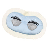 Maxbell Travel Cute Princess Style Sleeping Eyeshades Blindfold Cover Eye Mask Blue