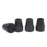 Maxbell Maxbell 4pcs 25mm Rubber Trekking Pole Cap Walking Stick Ferrule Non-slip Foot Cover