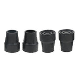 Maxbell Maxbell 4pcs 25mm Rubber Trekking Pole Cap Walking Stick Ferrule Non-slip Foot Cover