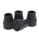 Maxbell Maxbell 4pcs 25mm Rubber Trekking Pole Cap Walking Stick Ferrule Non-slip Foot Cover