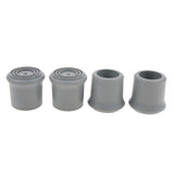 Maxbell Maxbell 4 Pieces Trekking Pole Caps Walking Stick Ferrules Non-slip Foot Cover 22mm