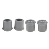 Maxbell Maxbell 4 Pieces Trekking Pole Caps Walking Stick Ferrules Non-slip Foot Cover 22mm