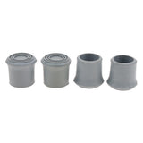 Maxbell Maxbell 4 Pieces Trekking Pole Caps Walking Stick Ferrules Non-slip Foot Cover 25mm