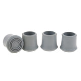 Maxbell Maxbell 4 Pieces Trekking Pole Caps Walking Stick Ferrules Non-slip Foot Cover 25mm