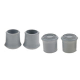 Maxbell Maxbell 4 Pieces Trekking Pole Caps Walking Stick Ferrules Non-slip Foot Cover 25mm