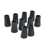 Maxbell Maxbell 10 Pieces Rubber Tip For Hiking Trekking Pole Cane Walking Stick Crutches