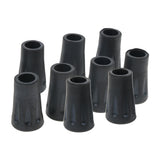 Maxbell Maxbell 10 Pieces Rubber Tip For Hiking Trekking Pole Cane Walking Stick Crutches