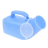 Maxbell Maxbell 1000ml Elder Urinal Bottle Chamber Pot Emergency Toilet Pouch with Lids Blue