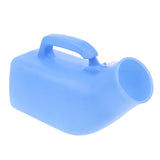 Maxbell Maxbell 1000ml Elder Urinal Bottle Chamber Pot Emergency Toilet Pouch with Lids Blue